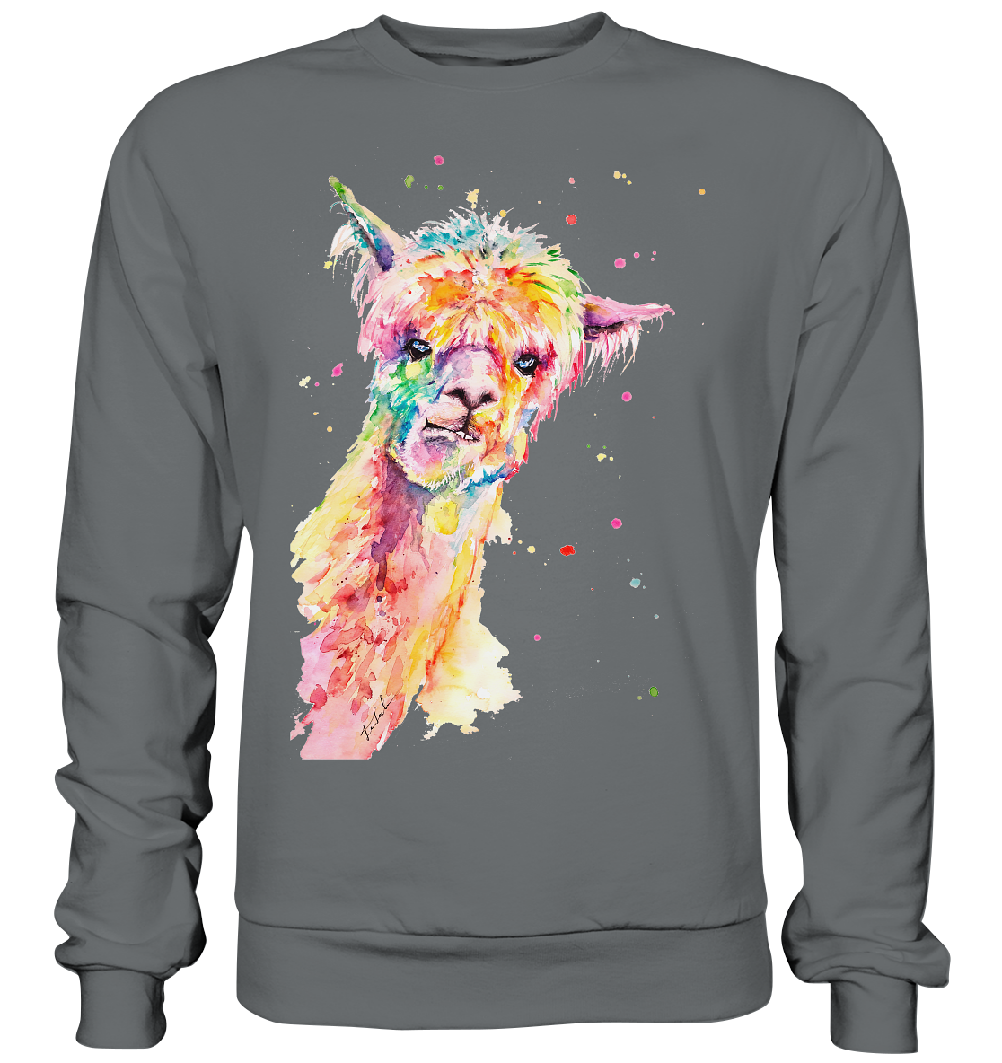 Lustiges Alpaka - Basic Sweatshirt