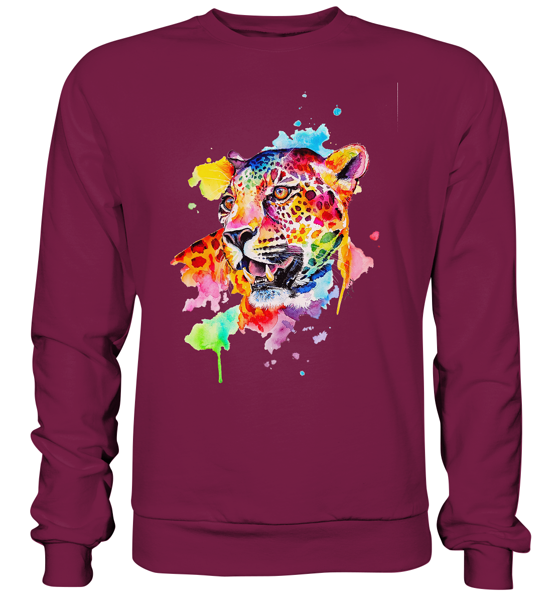 Bunter Leopard - Basic Sweatshirt