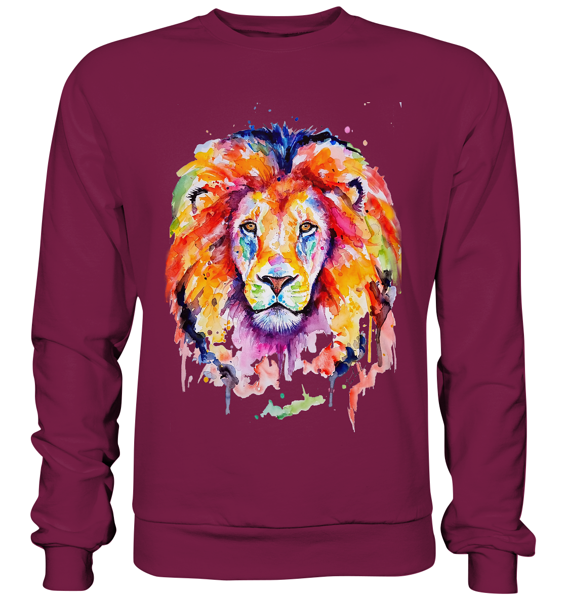 Bunter Löwe - Basic Sweatshirt