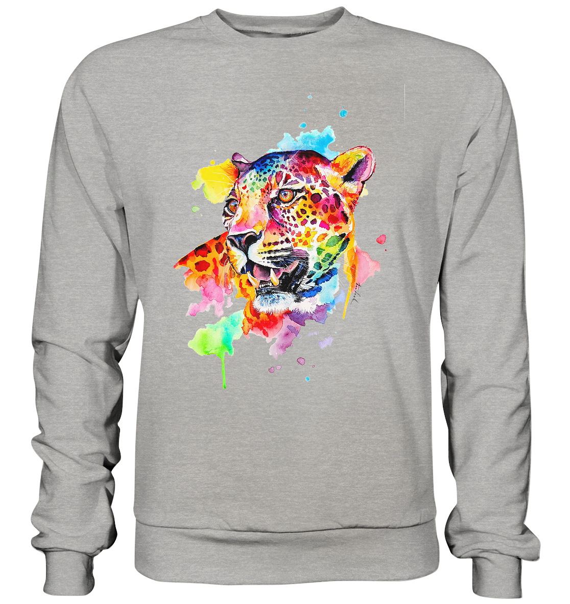 Bunter Leopard  - Basic Sweatshirt