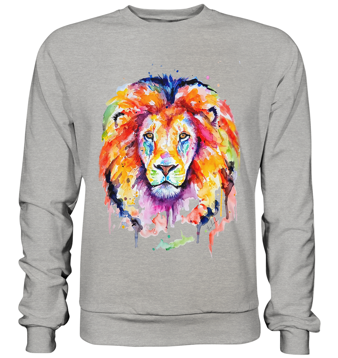 Bunter Löwe - Basic Sweatshirt
