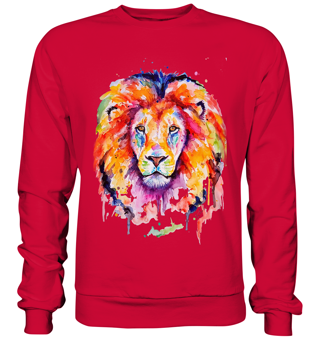 Bunter Löwe - Basic Sweatshirt