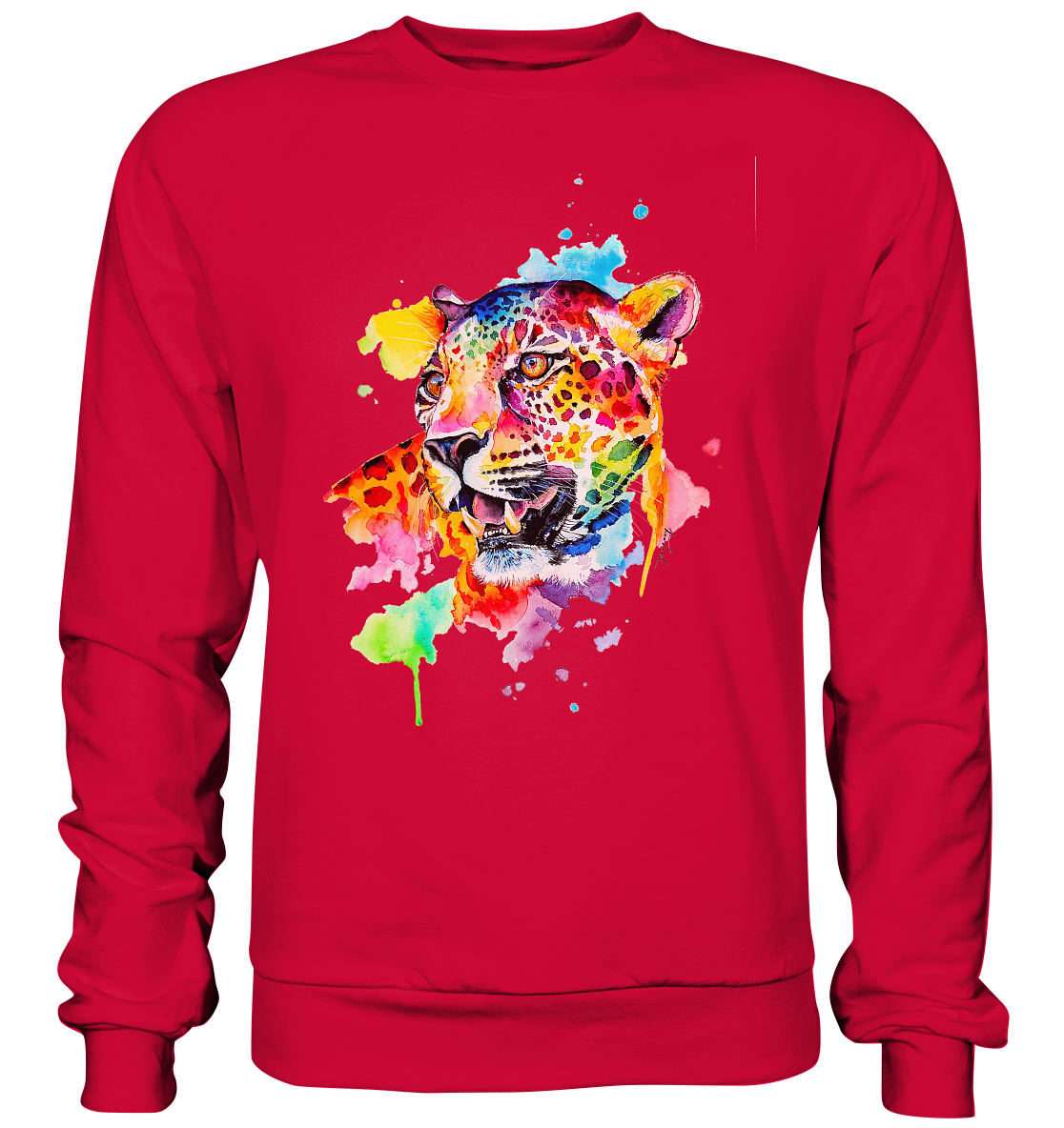 Bunter Leopard - Basic Sweatshirt