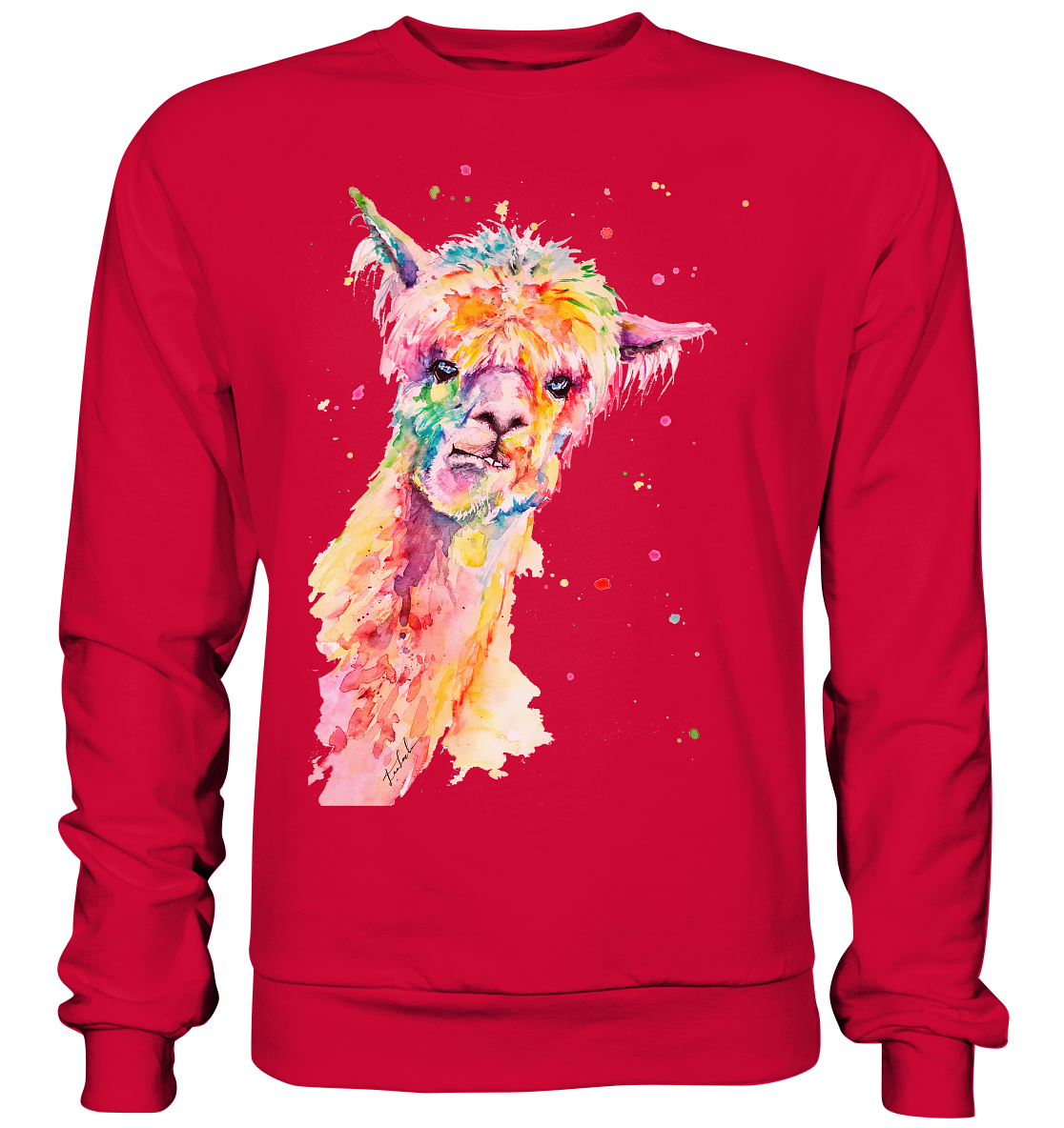Lustiges Alpaka - Basic Sweatshirt