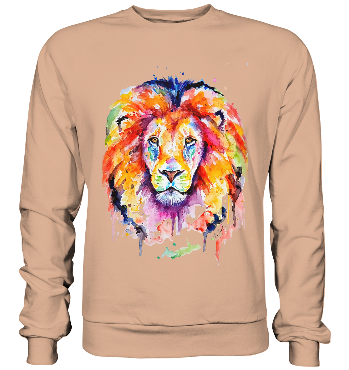 Bunter Löwe - Basic Sweatshirt