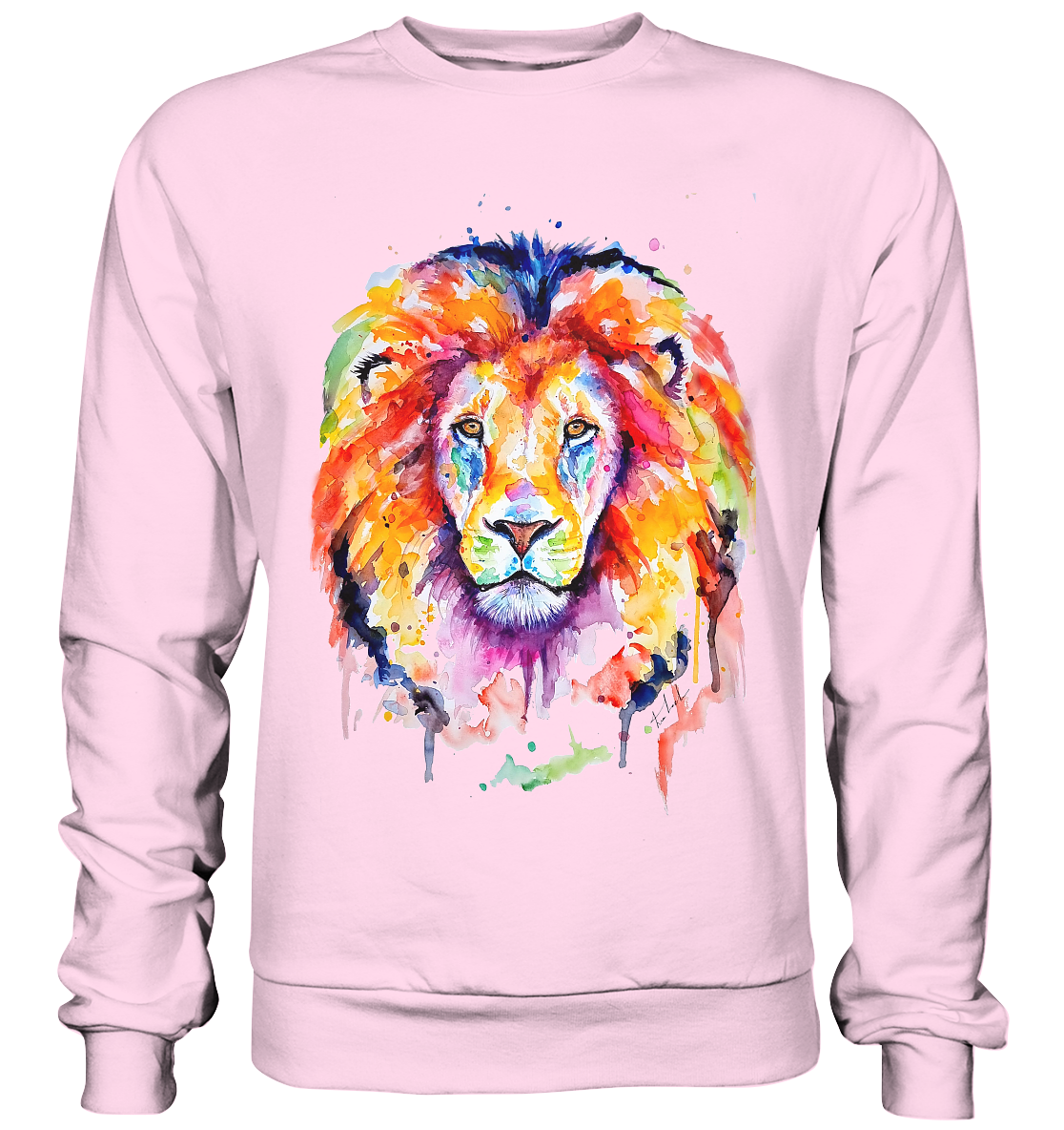 Bunter Löwe - Basic Sweatshirt