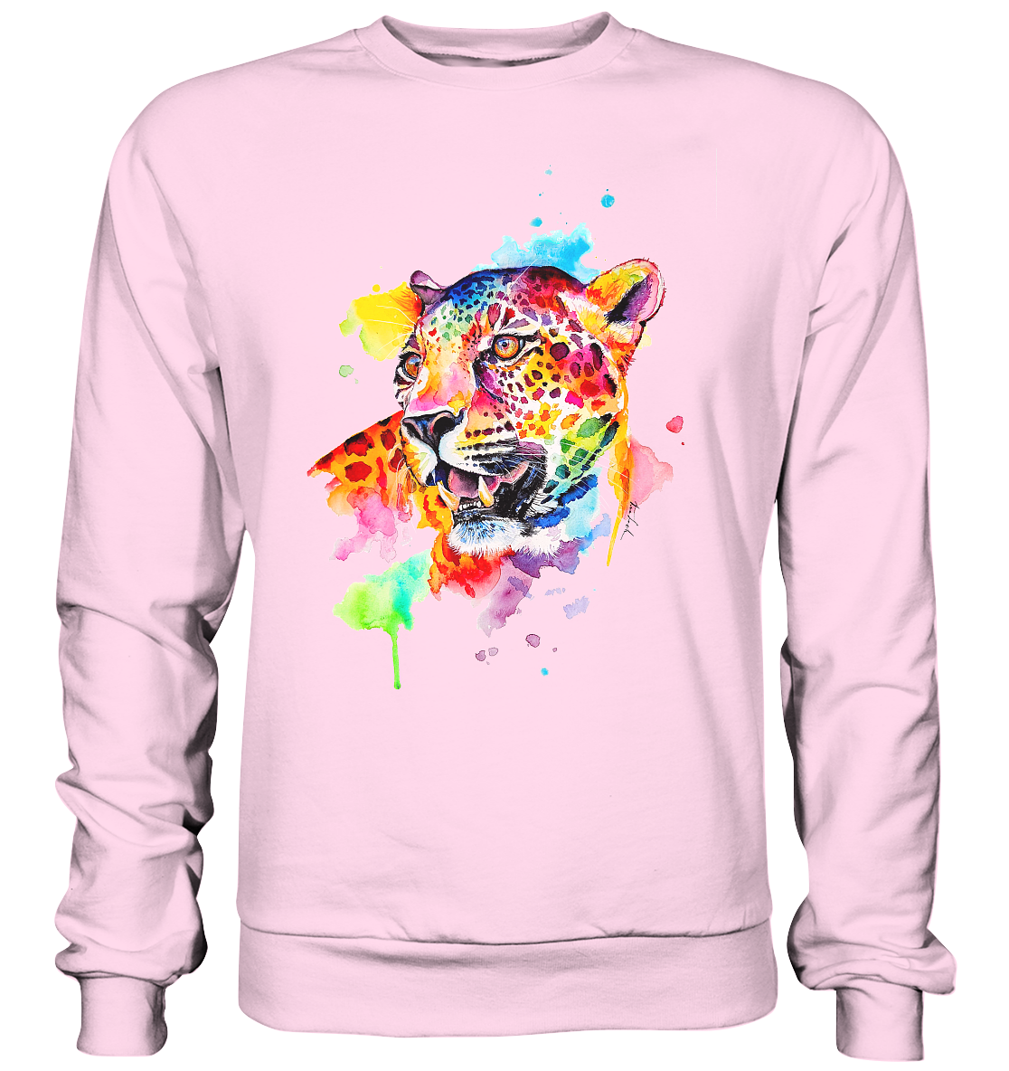 Bunter Leopard - Basic Sweatshirt