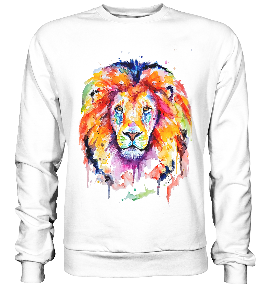 Bunter Löwe - Basic Sweatshirt