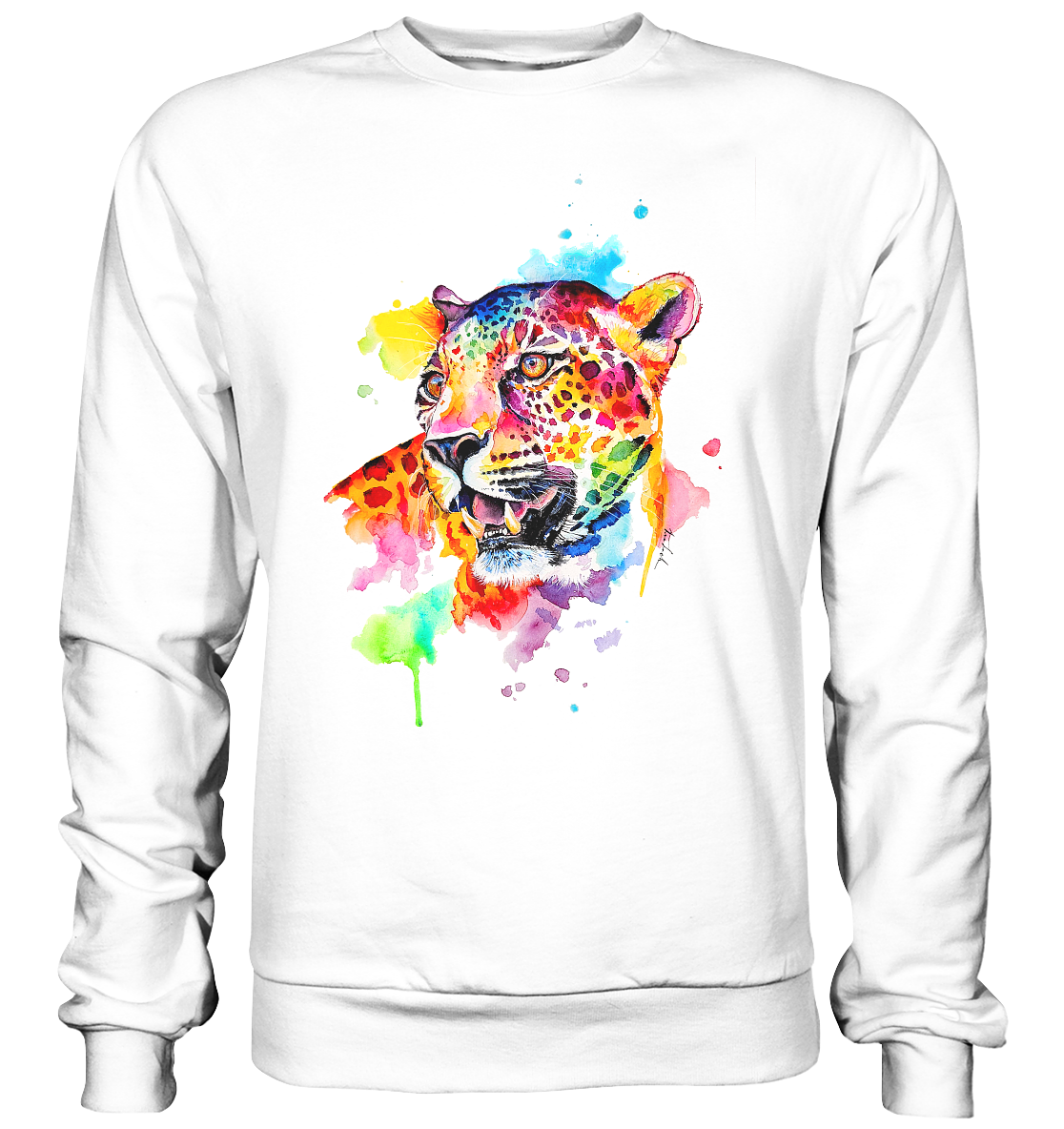 Bunter Leopard - Basic Sweatshirt
