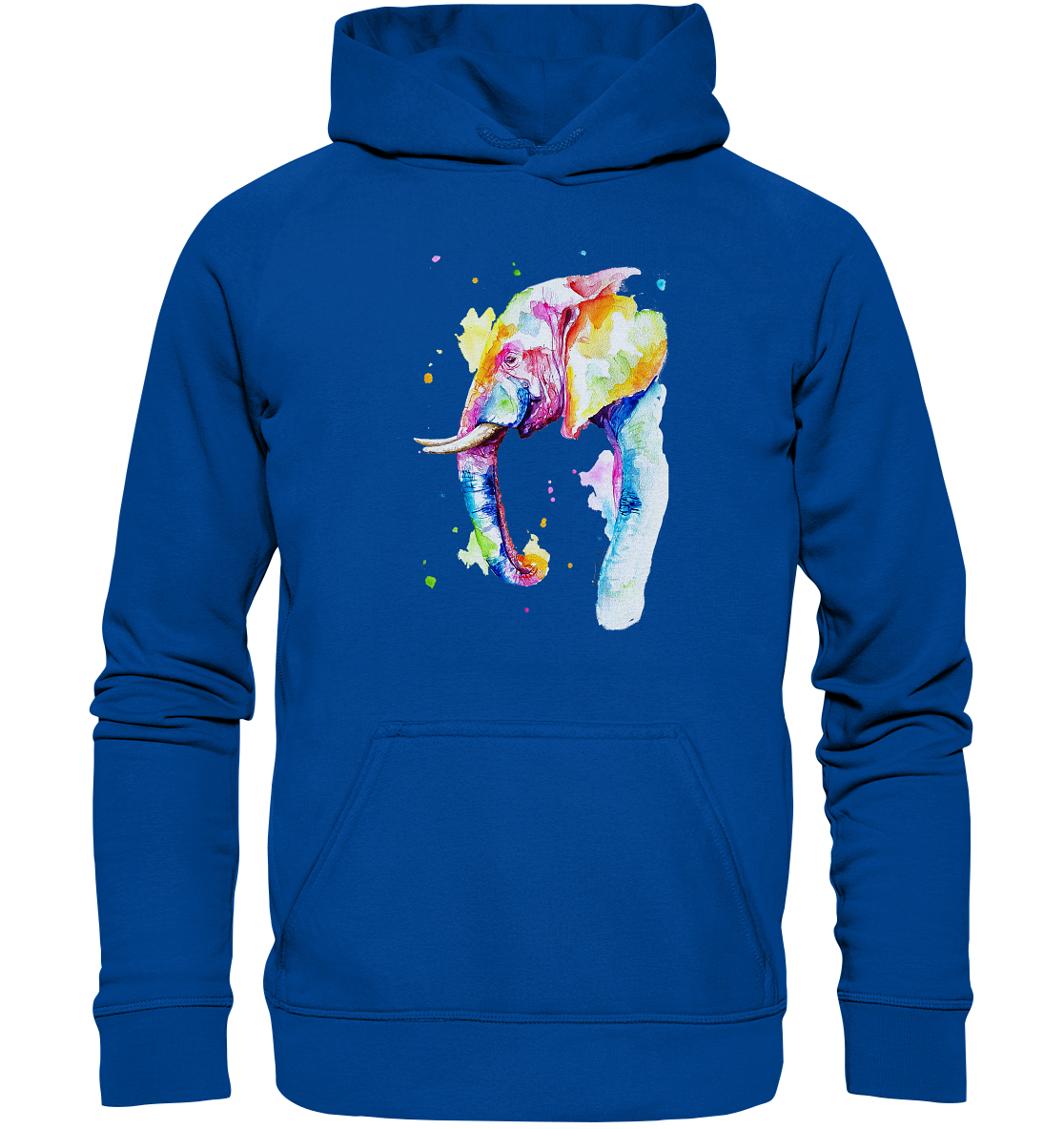 Bunter Elefant - Basic Unisex Hoodie