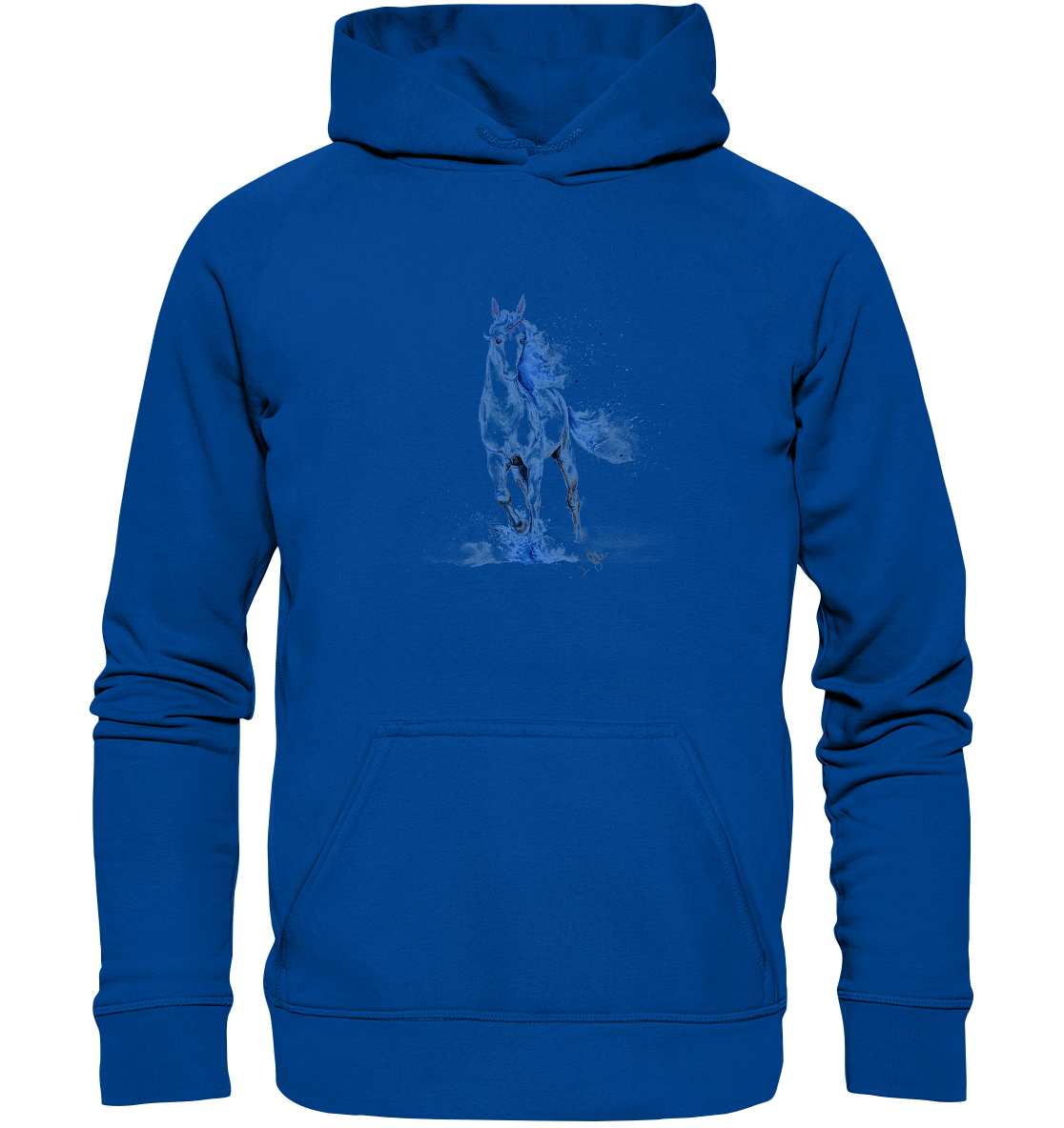 Blaues Einhorn - Basic Unisex Hoodie