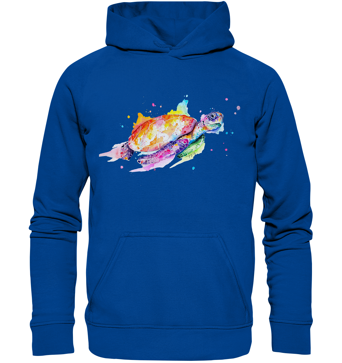 Bunte Meeresschildkröte - Basic Unisex Hoodie