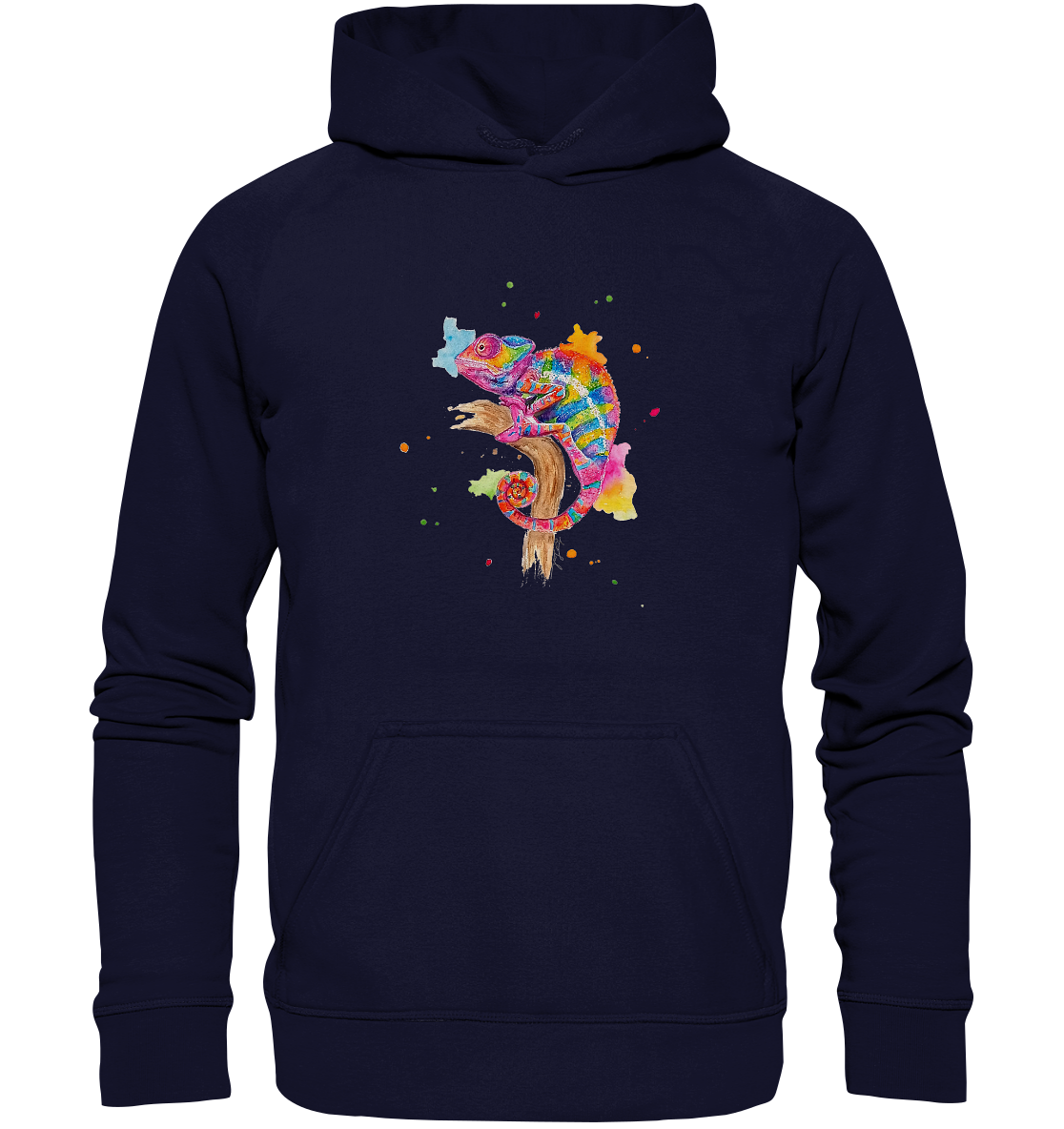 Buntes Chamäleon - Basic Unisex Hoodie