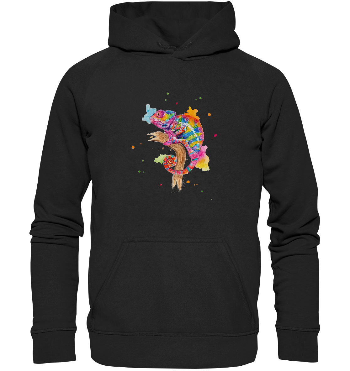 Buntes Chamäleon - Basic Unisex Hoodie
