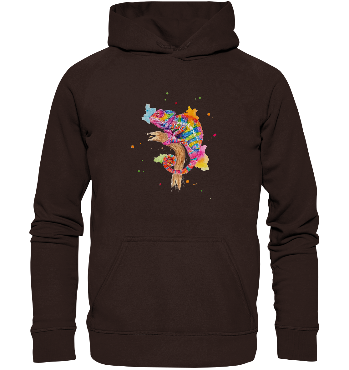 Buntes Chamäleon - Basic Unisex Hoodie