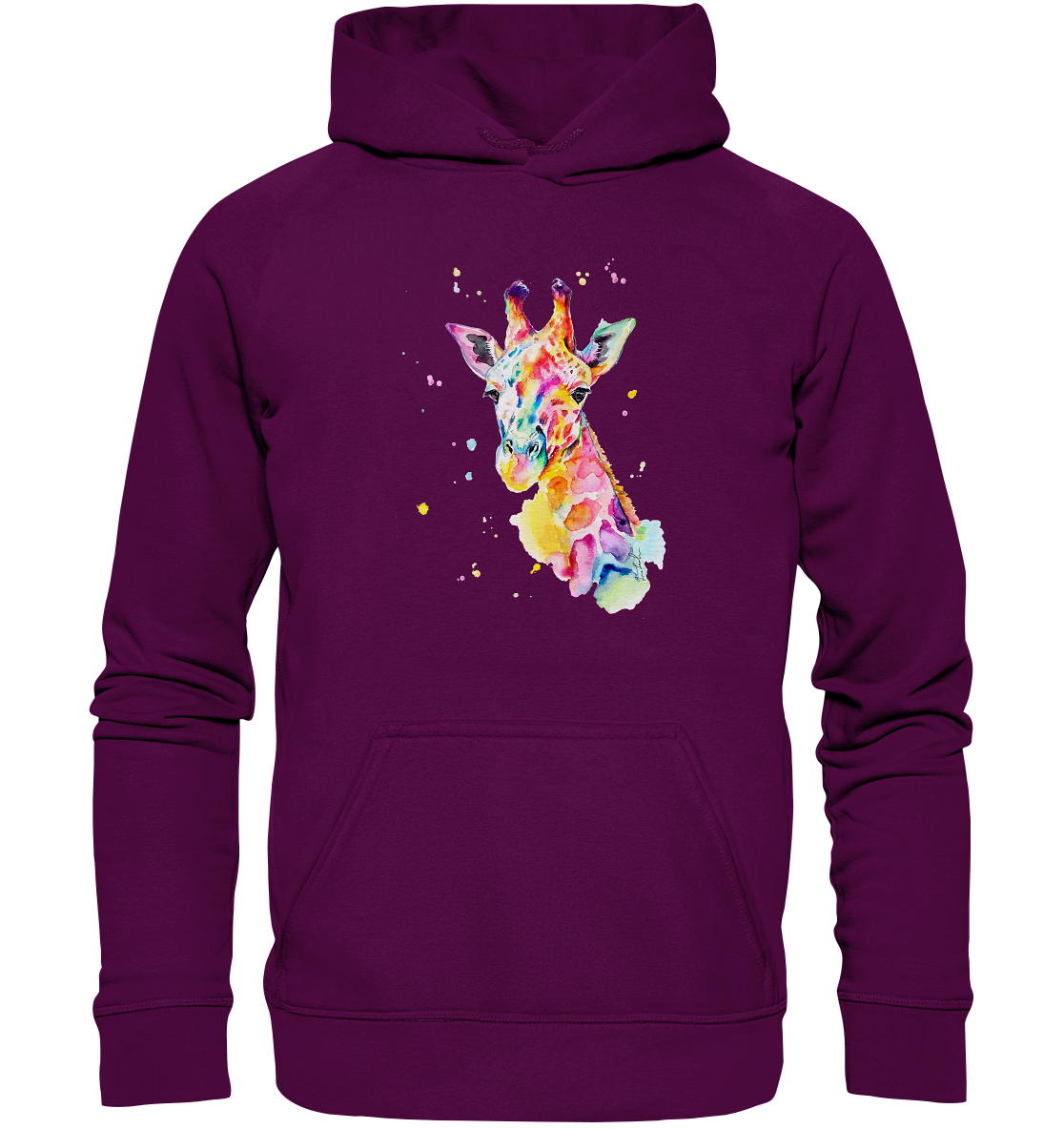 Bunte Giraffe - Basic Unisex Hoodie