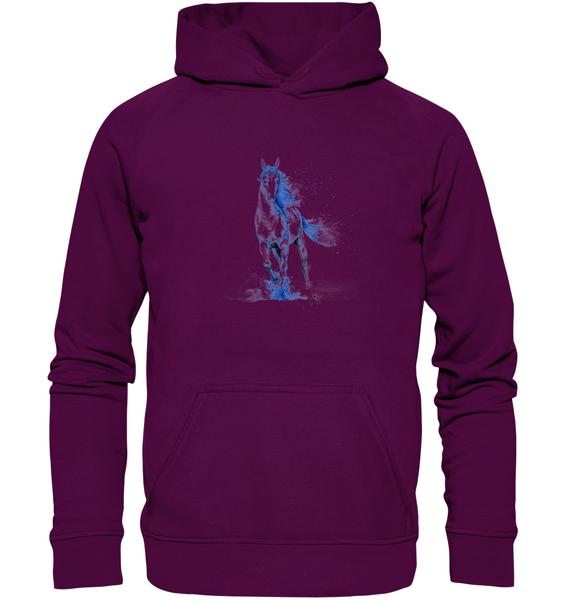 Blaues Einhorn - Basic Unisex Hoodie