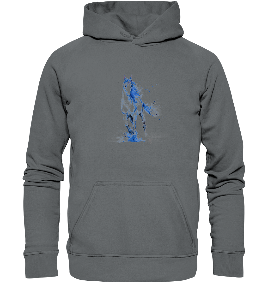 Blaues Einhorn - Basic Unisex Hoodie