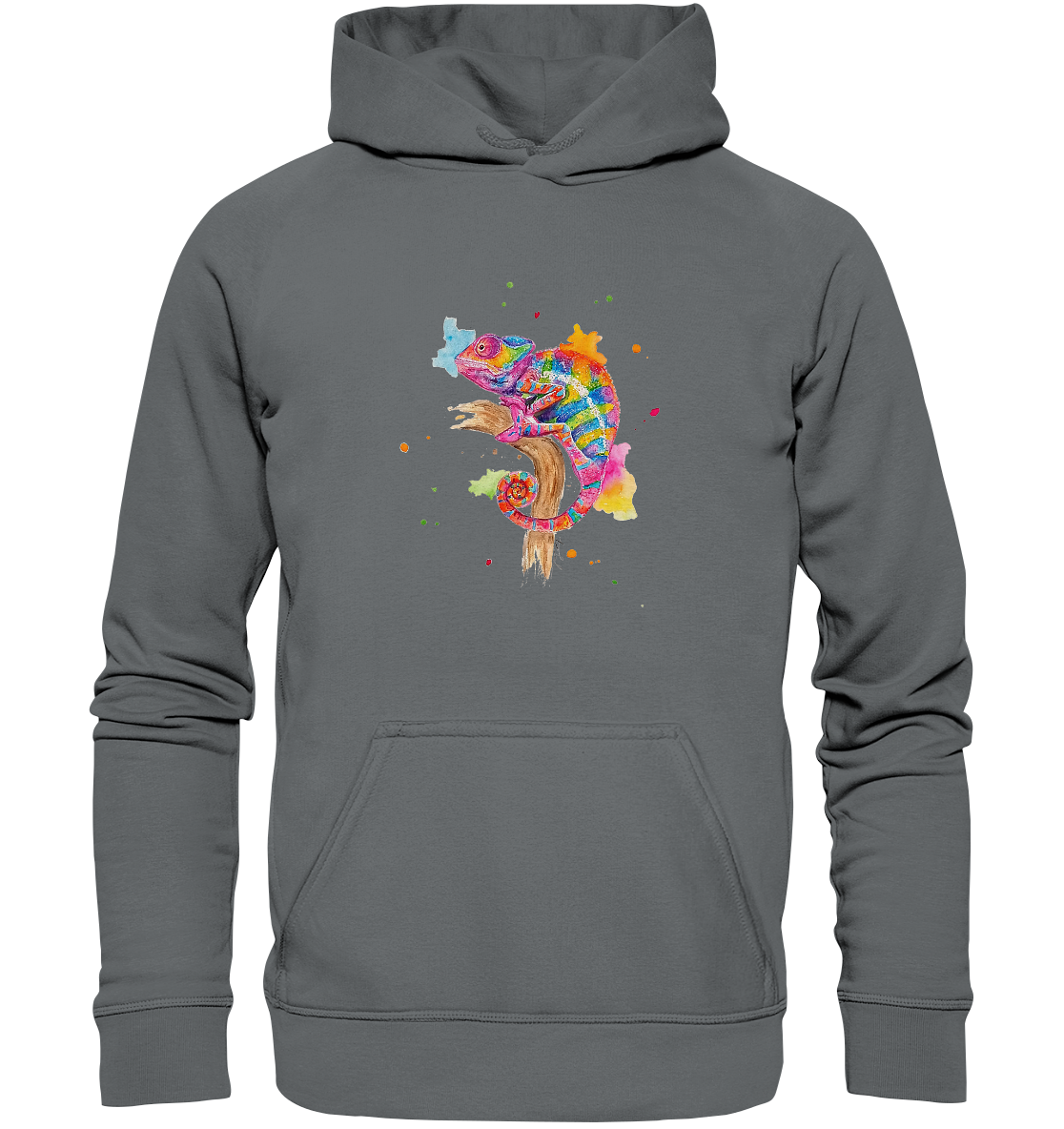 Buntes Chamäleon - Basic Unisex Hoodie