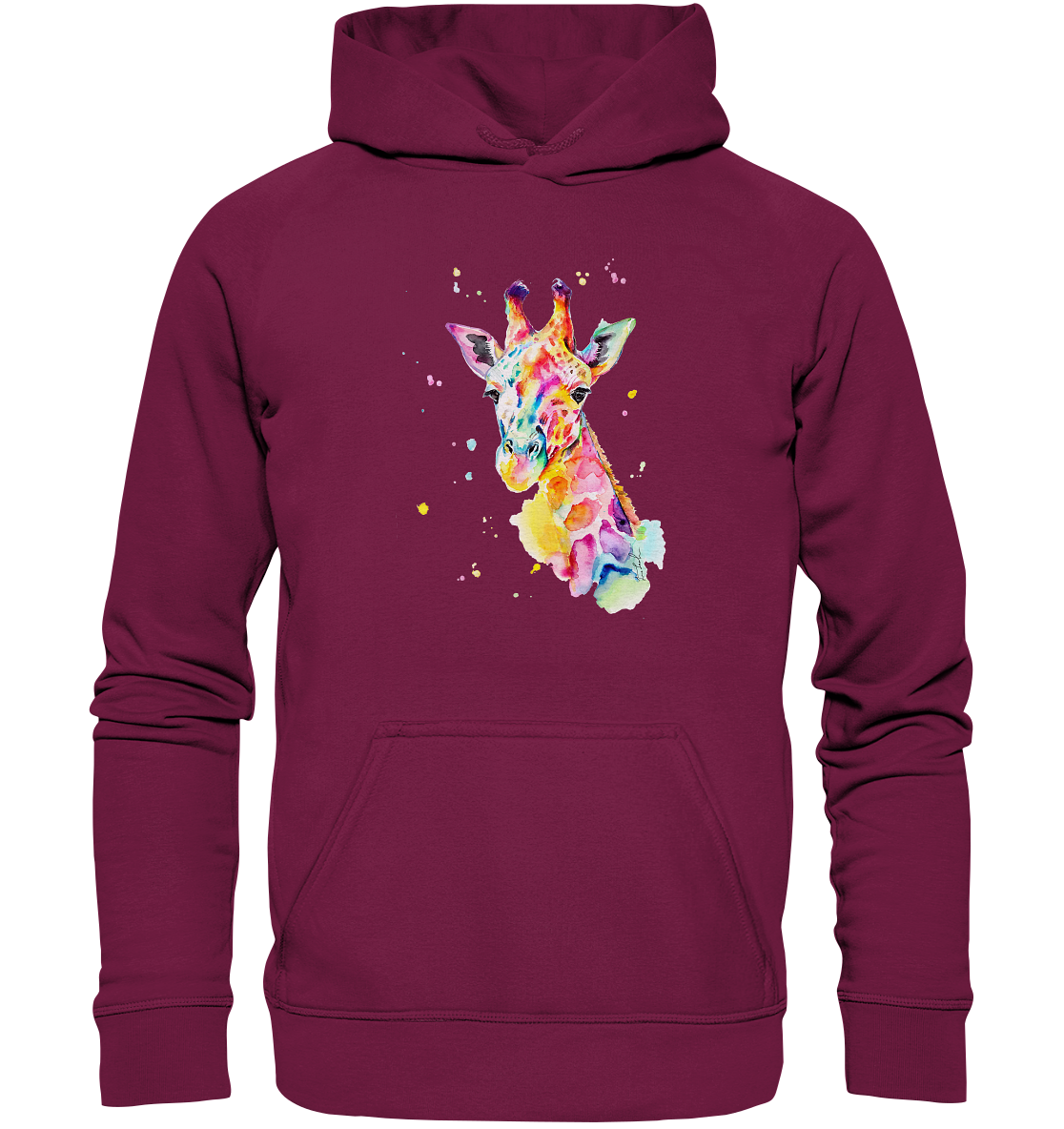 Bunte Giraffe - Basic Unisex Hoodie