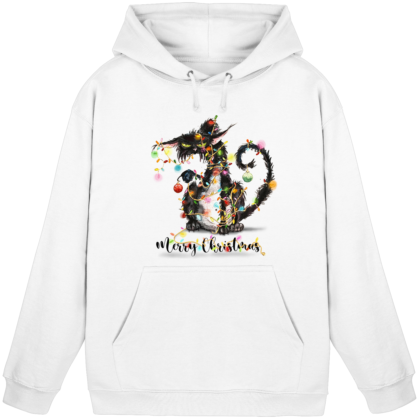 F*U-Cat - Merry Christmas - Basic Unisex Hoodie