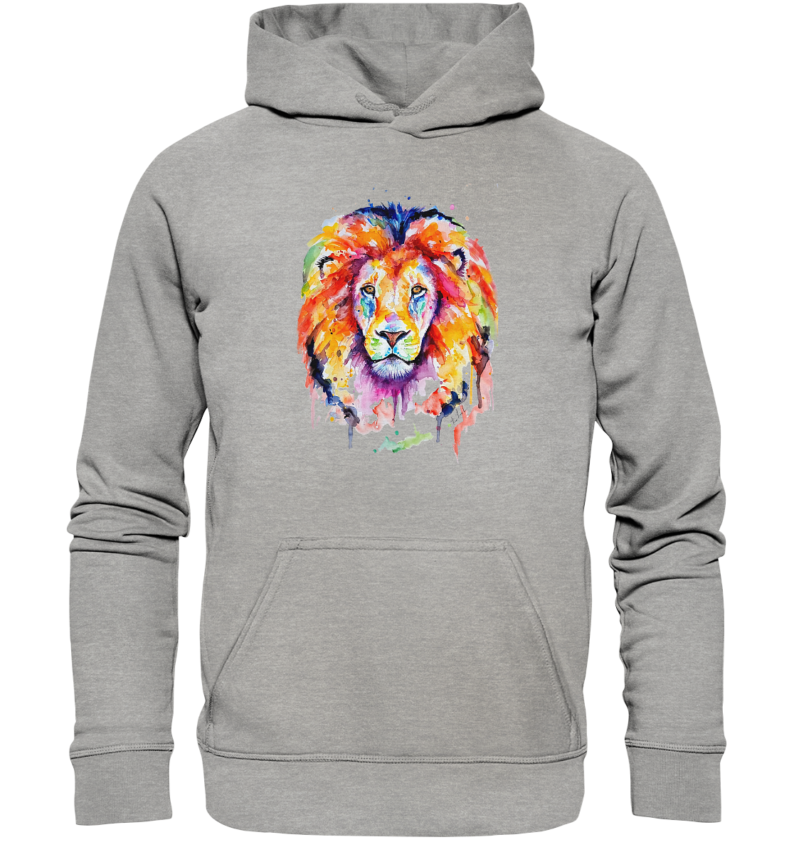 Bunter Löwe - Basic Unisex Hoodie