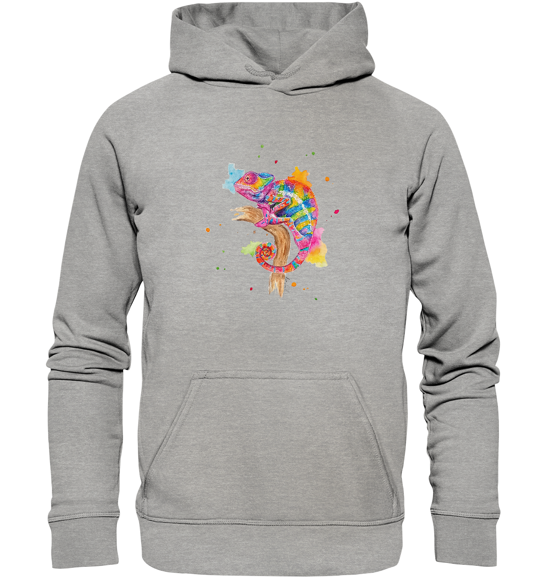 Buntes Chamäleon - Basic Unisex Hoodie