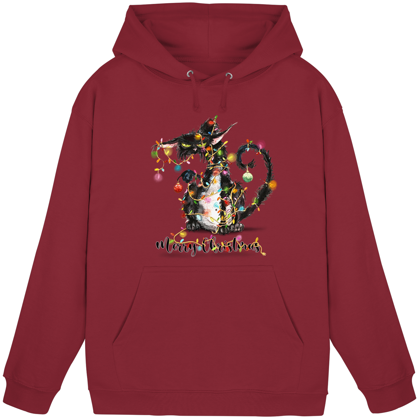 F*U-Cat - Merry Christmas - Basic Unisex Hoodie