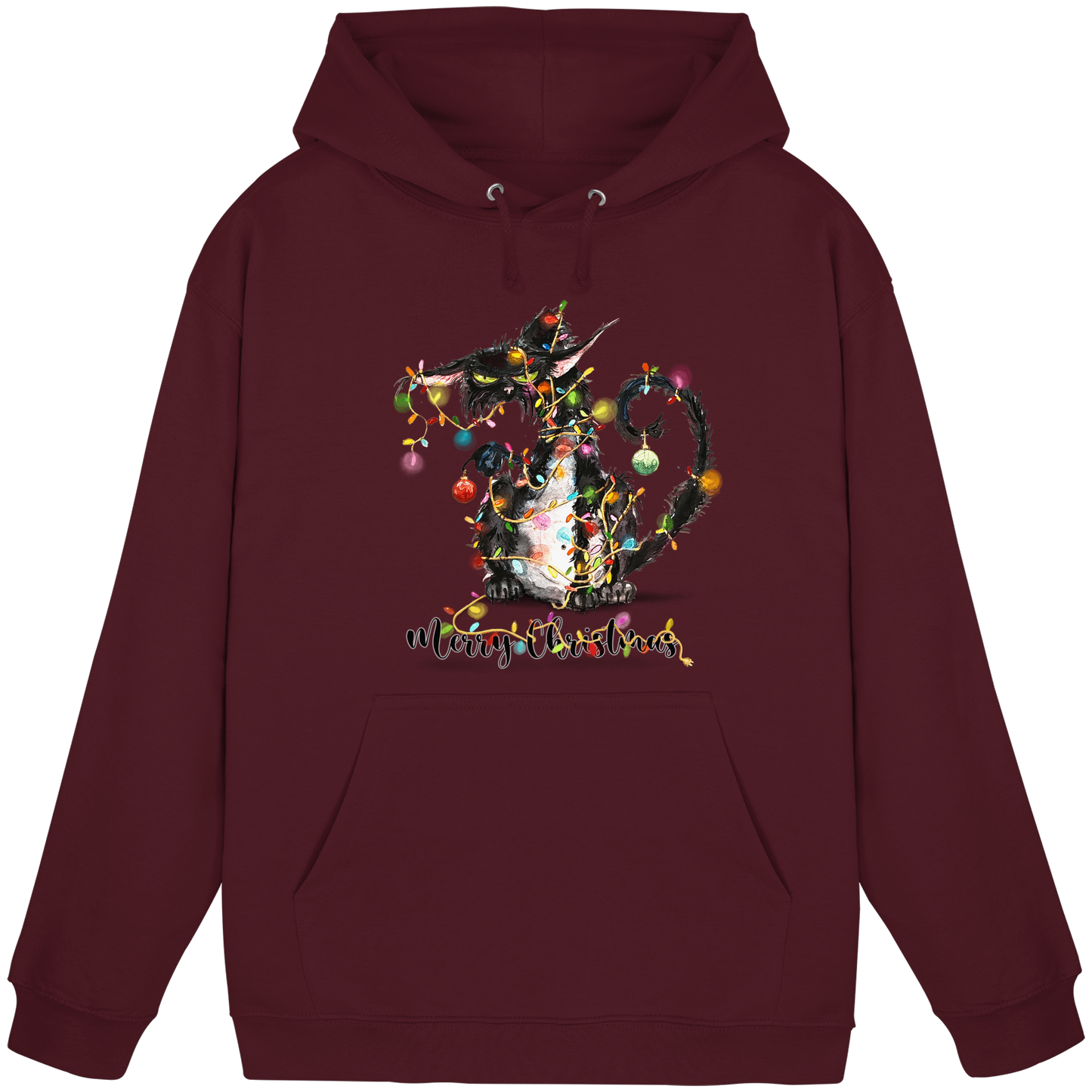 F*U-Cat - Merry Christmas - Basic Unisex Hoodie