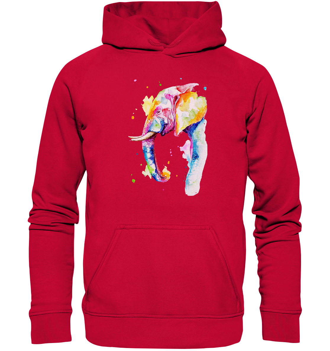 Bunter Elefant - Basic Unisex Hoodie