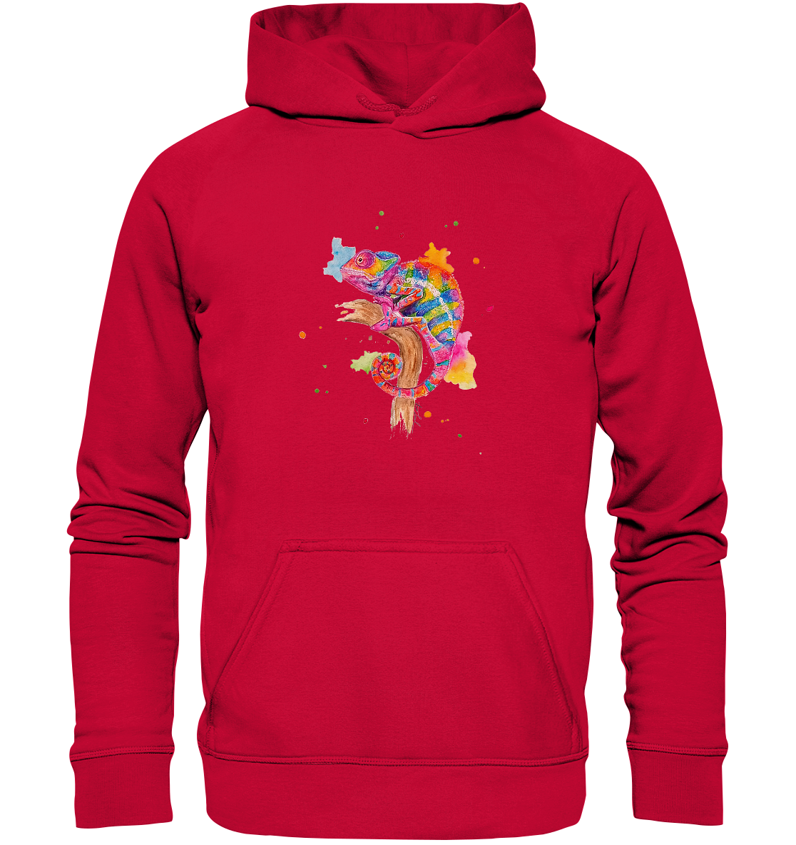 Buntes Chamäleon - Basic Unisex Hoodie