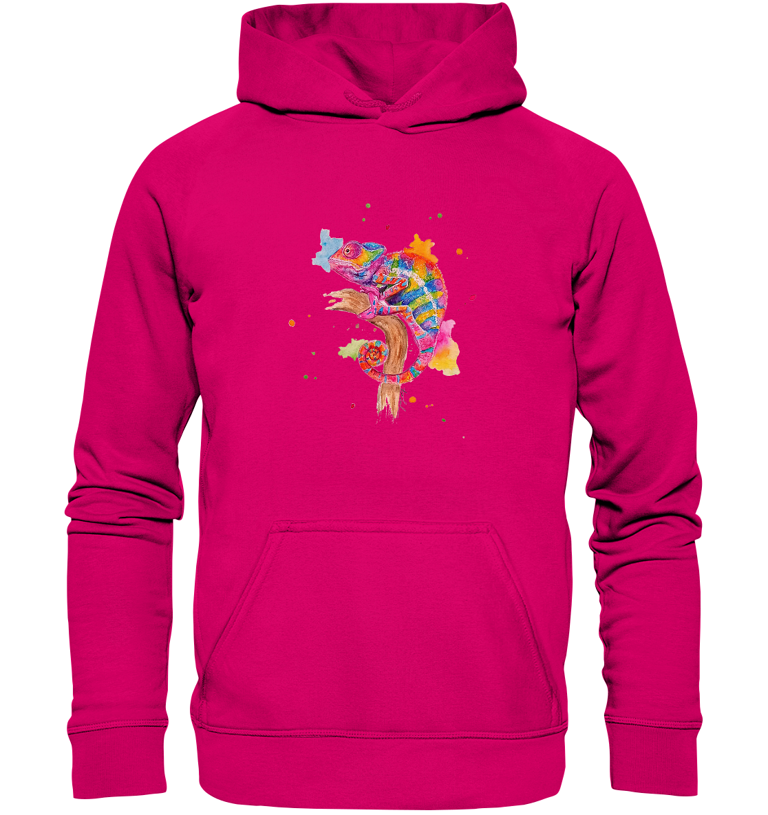 Buntes Chamäleon - Basic Unisex Hoodie