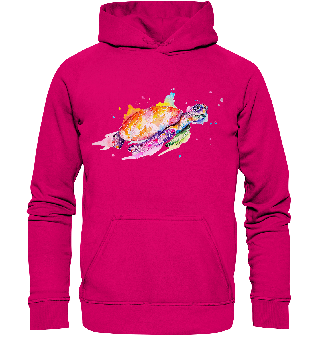 Bunte Meeresschildkröte - Basic Unisex Hoodie
