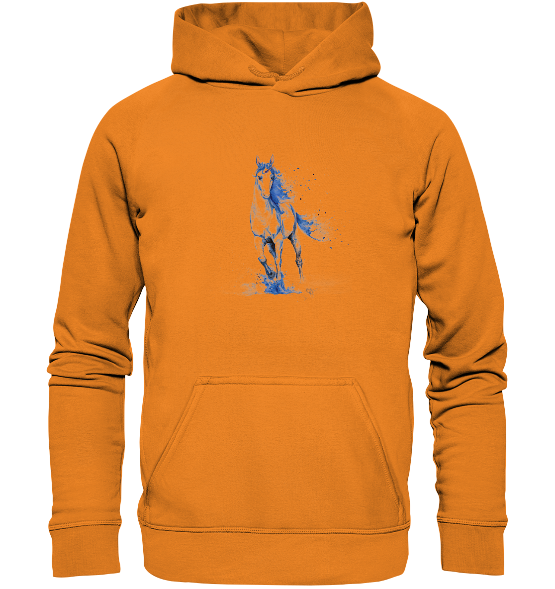 Blaues Einhorn - Basic Unisex Hoodie