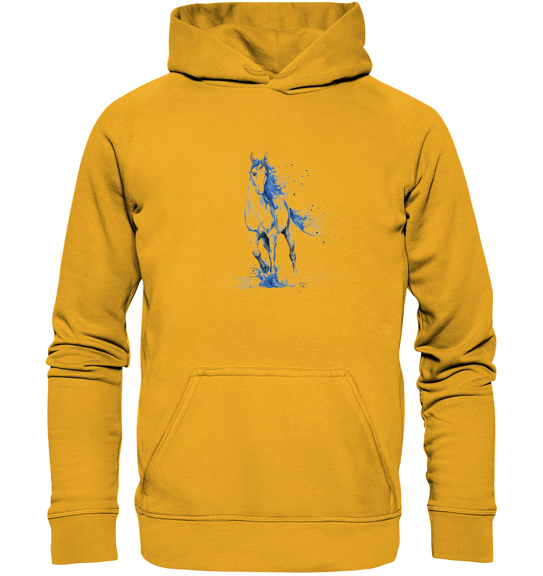 Blaues Einhorn - Basic Unisex Hoodie