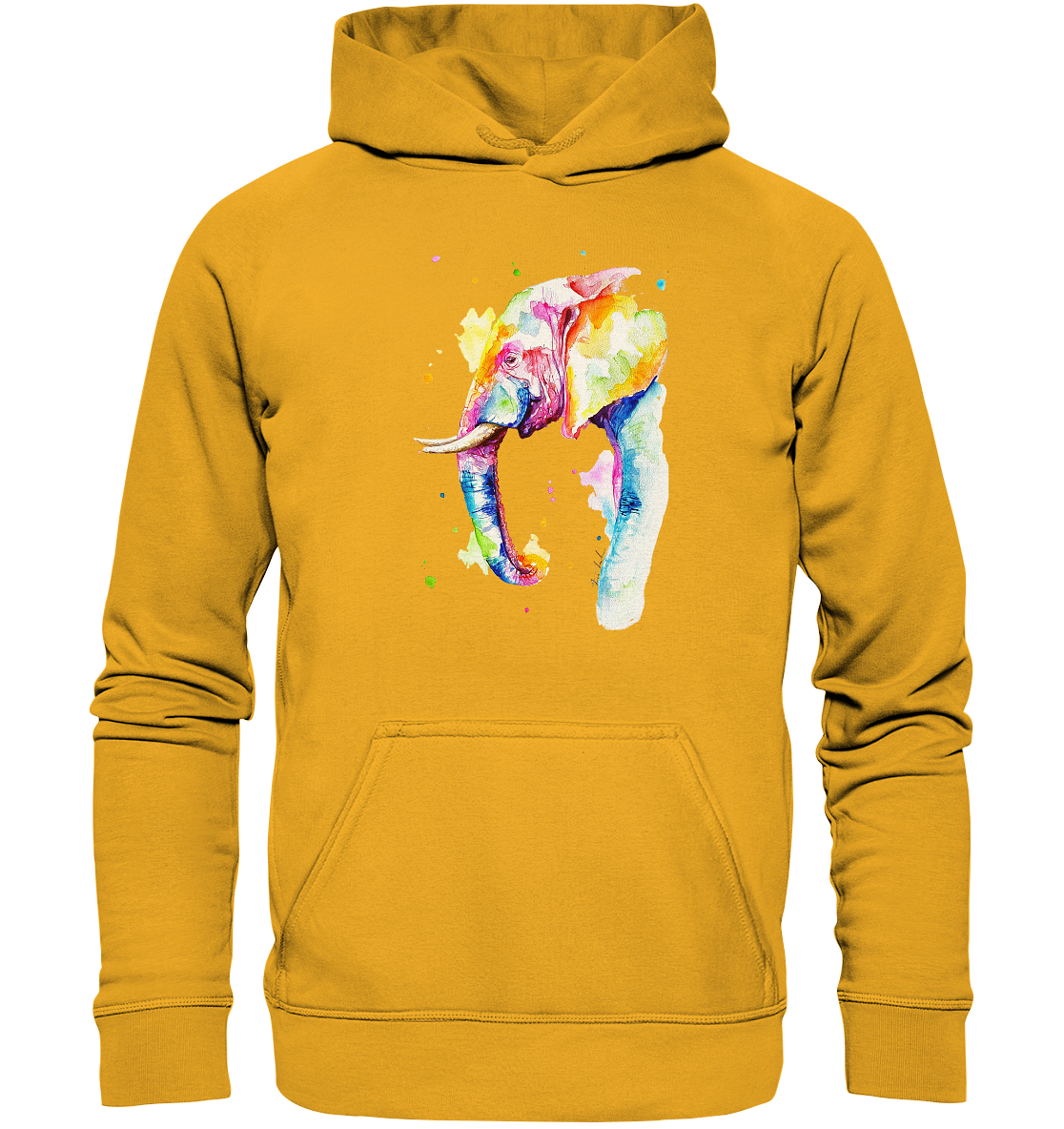 Bunter Elefant - Basic Unisex Hoodie