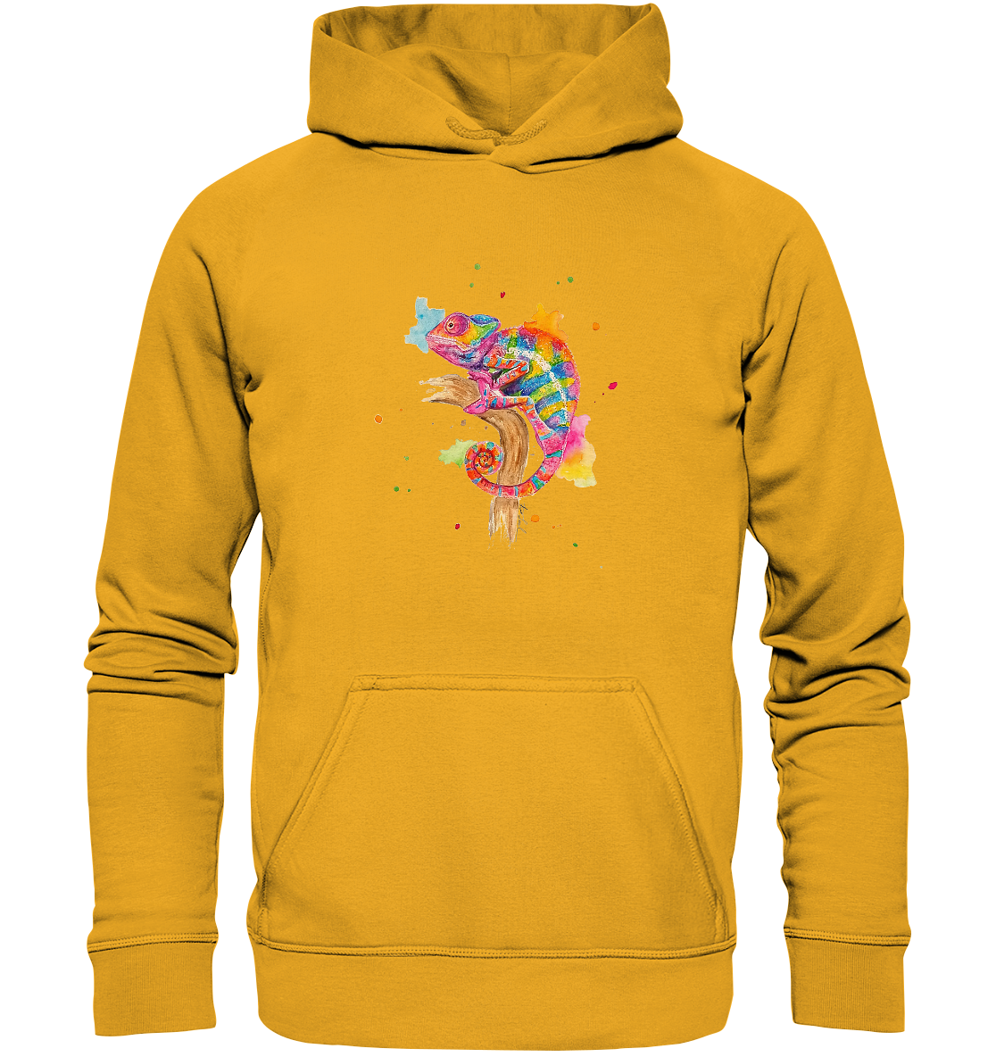 Buntes Chamäleon - Basic Unisex Hoodie