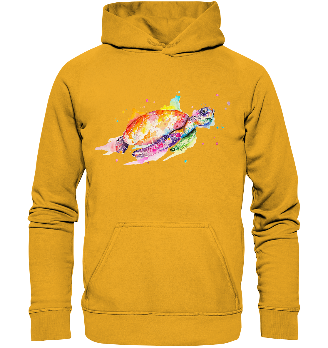 Bunte Meeresschildkröte - Basic Unisex Hoodie