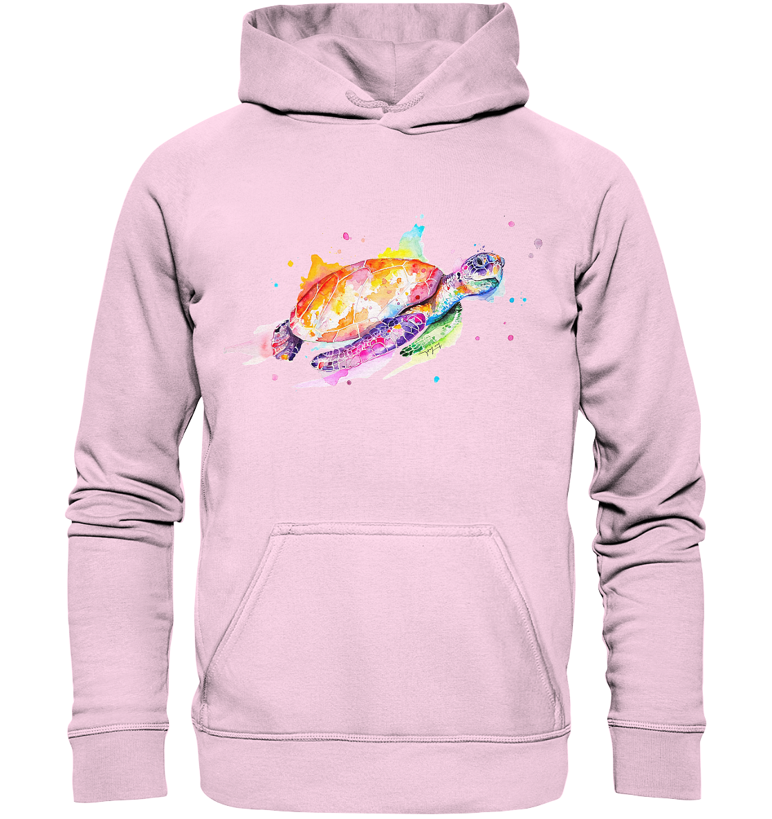 Bunte Meeresschildkröte - Basic Unisex Hoodie