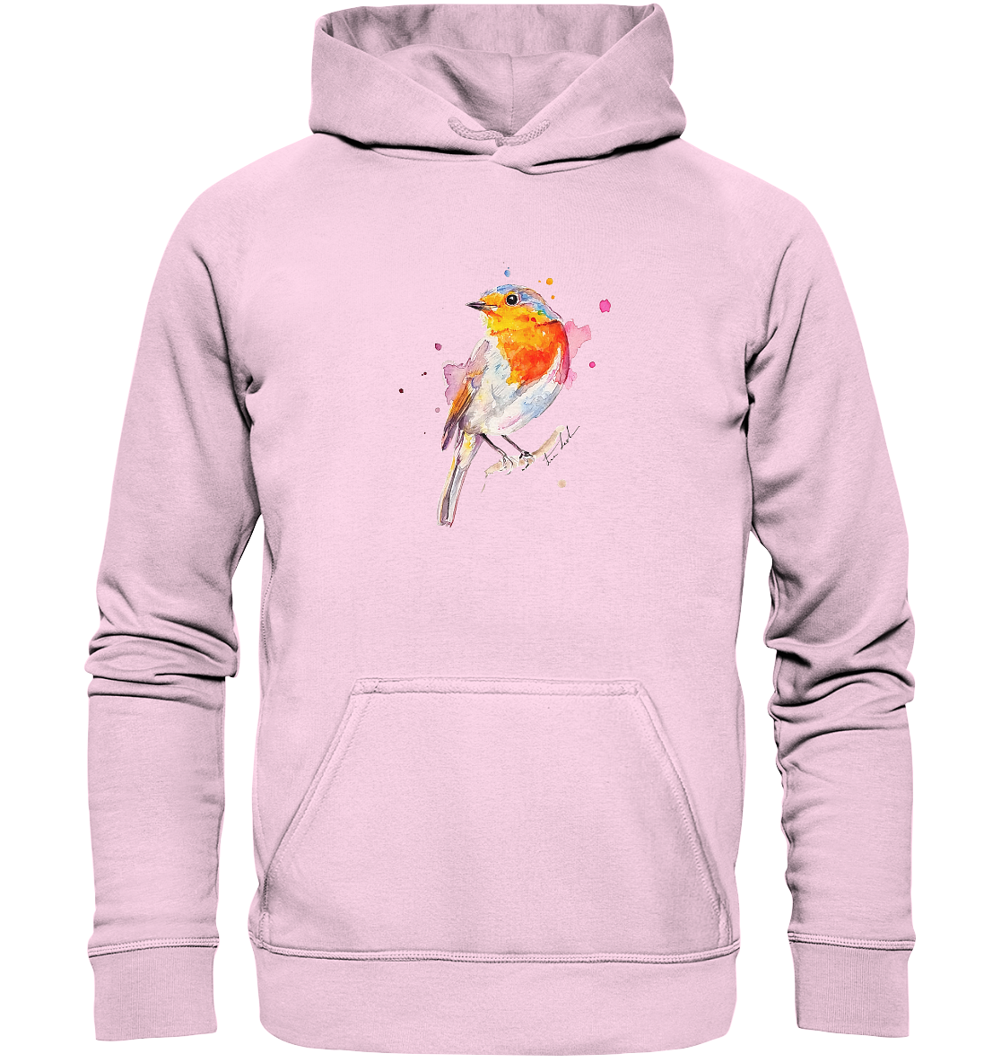 Buntes Rotkehlchen - Basic Unisex Hoodie