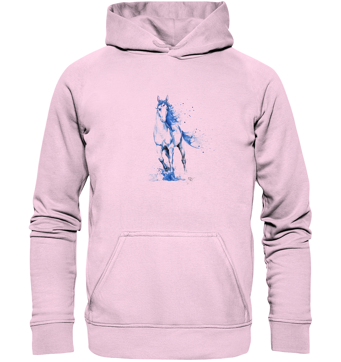 Blaues Einhorn - Basic Unisex Hoodie