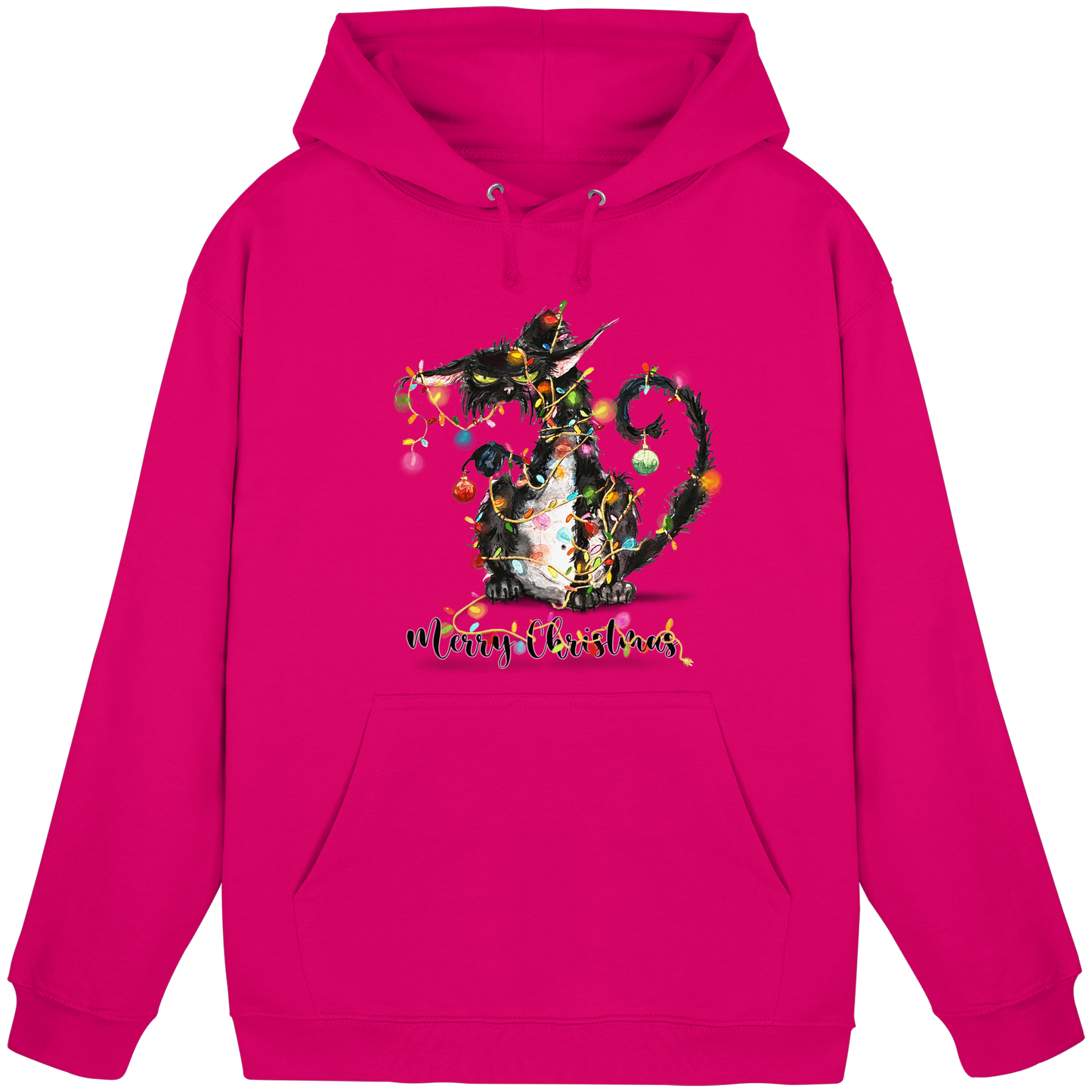 F*U-Cat - Merry Christmas - Basic Unisex Hoodie
