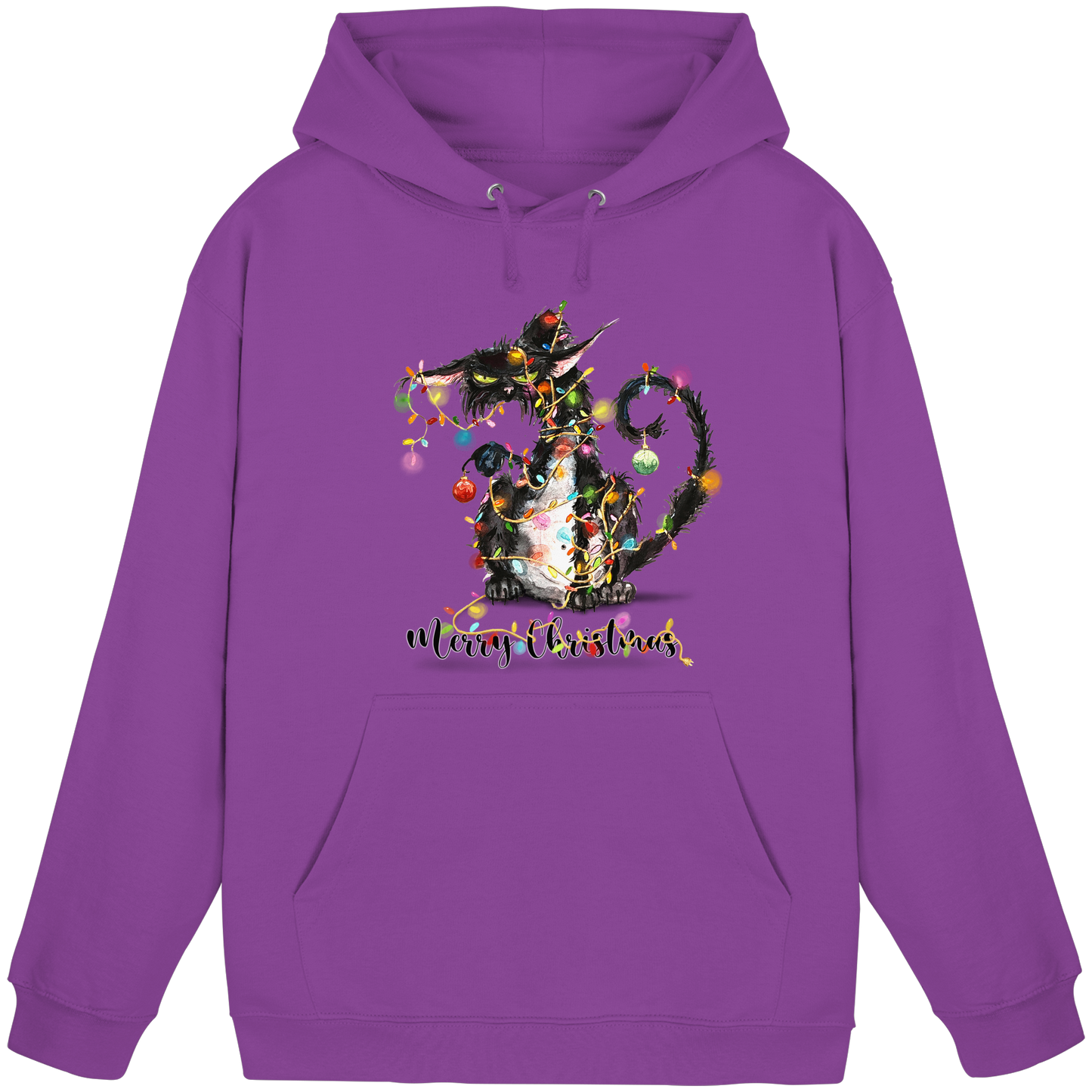 F*U-Cat - Merry Christmas - Basic Unisex Hoodie