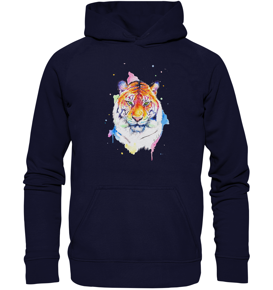 Bunter Tiger - Basic Unisex Hoodie XL