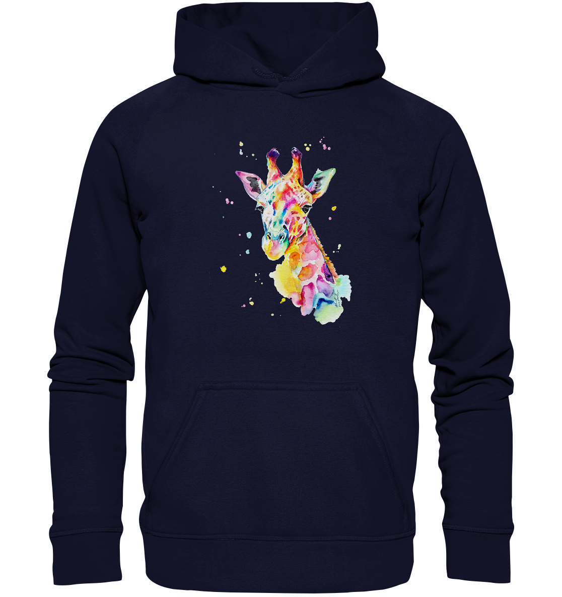 Bunte Giraffe - Basic Unisex Hoodie XL