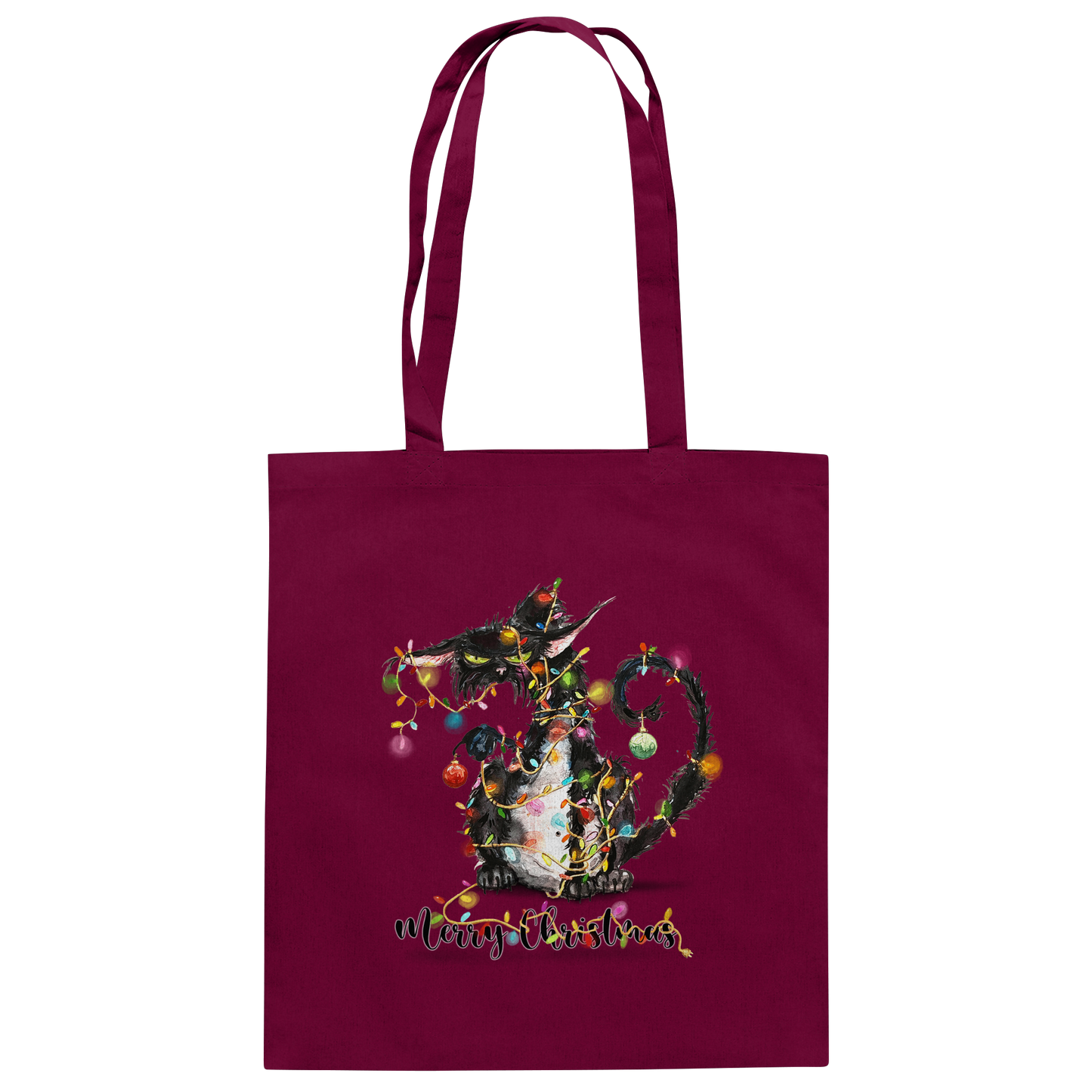 F*U-Cat - Merry Christmas - Baumwolltasche