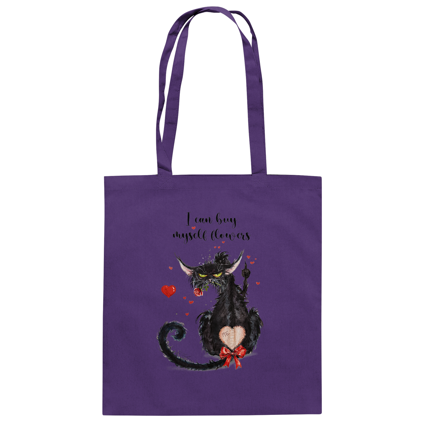 Feministische Valentins - F**U-Cat - Baumwolltasche