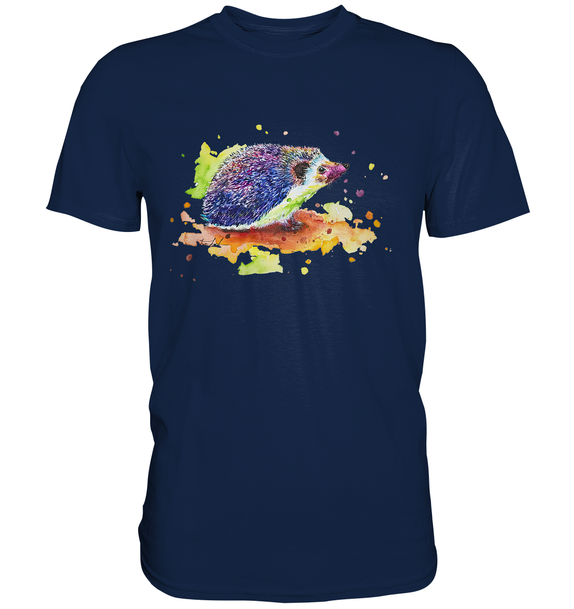 Motiv farbenfroher Igel - Classic Shirt