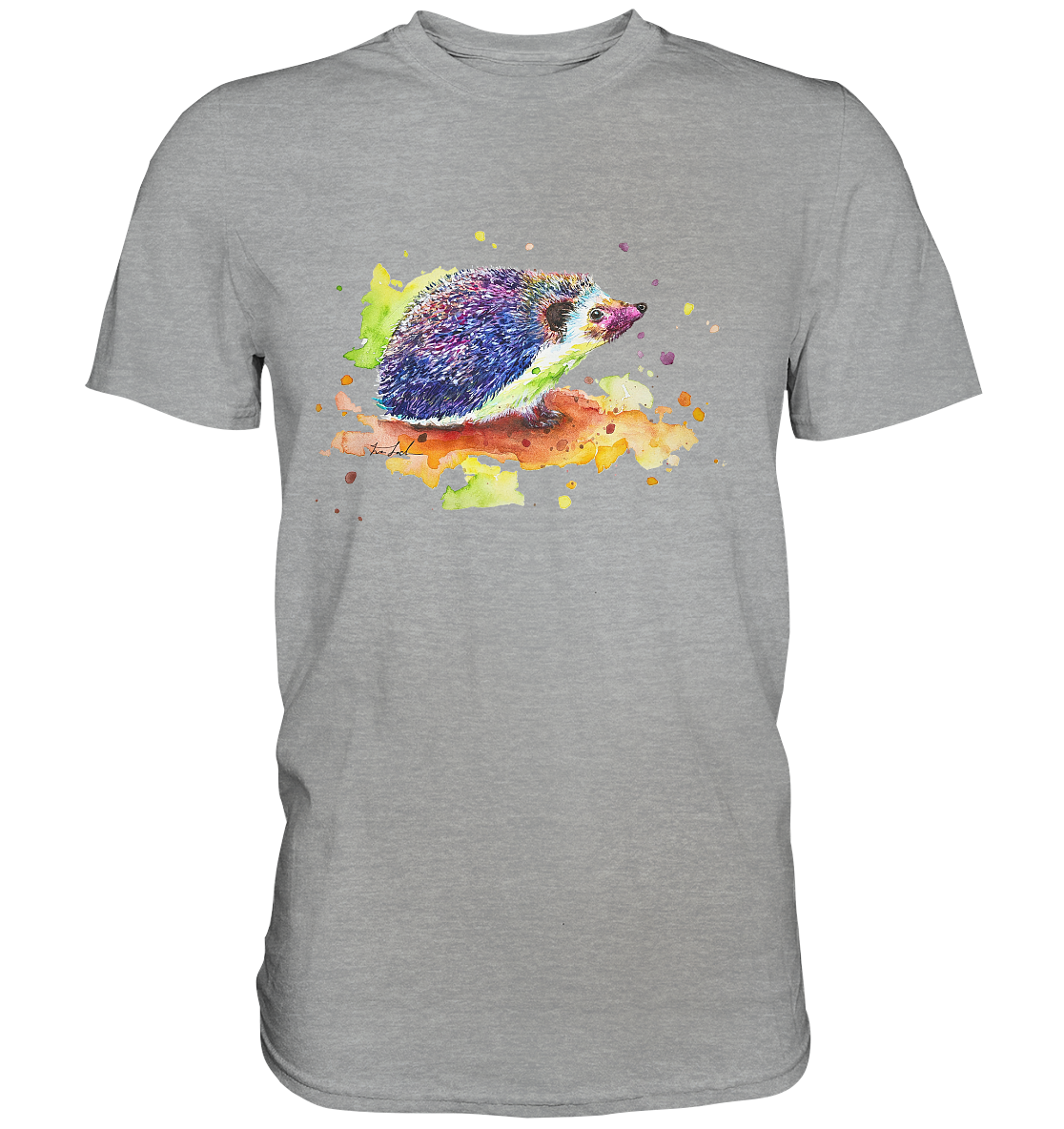 Motiv farbenfroher Igel - Classic Shirt