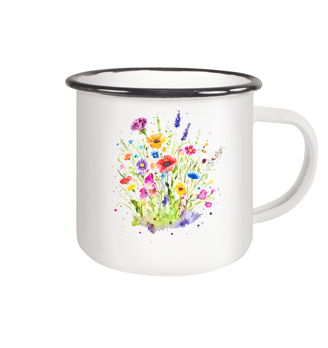 Besonderes Geschenk für Lehrer:innen und Erzieher:innen - Emaille Tasse (Black)